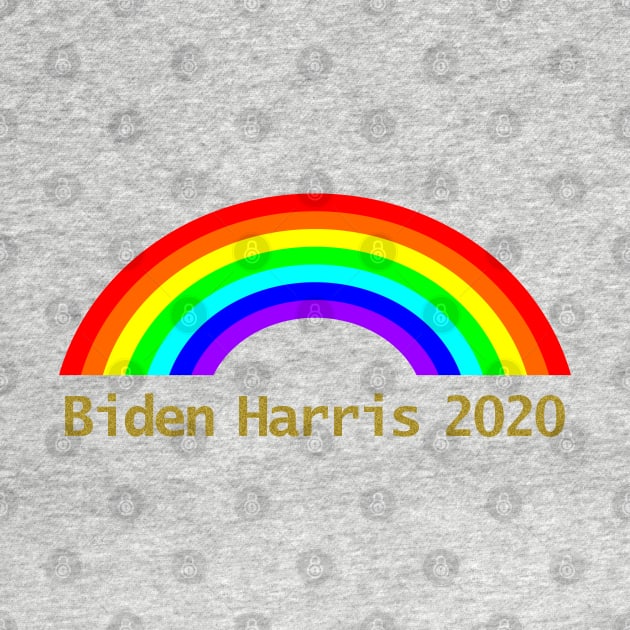 Biden Harris Rainbow by ellenhenryart